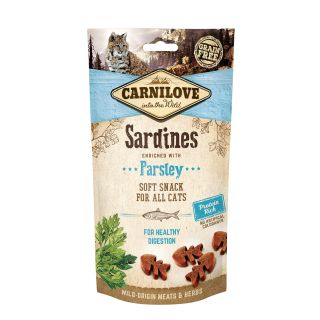 Carni Love Cat Snack Sardine with parsley närimismaiused kassile 50g